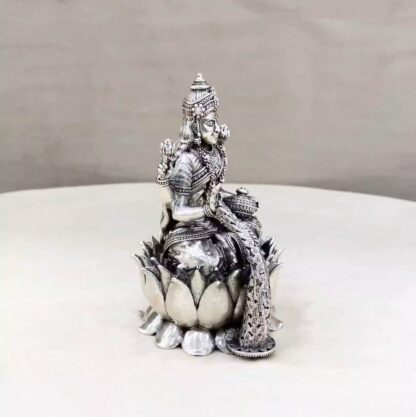 Pure Silver Maa Dhanalakshmi Idol - Image 4