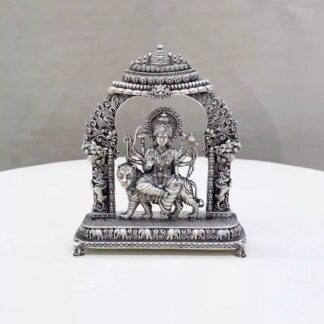 Durga Big Arch Pure Silver Idol