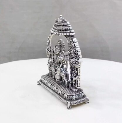 Durga Big Arch Pure Silver Idol - Image 3