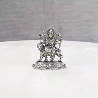 Durga Devi Pure Silver Idol