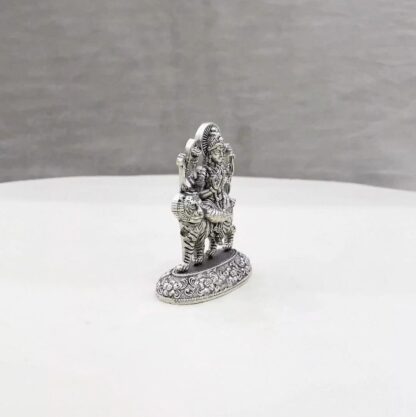 Durga Devi Pure Silver Idol - Image 2