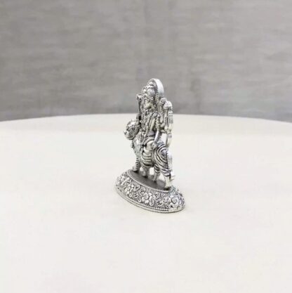Durga Devi Pure Silver Idol - Image 4