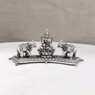 Gaja Lakshmi Pure Silver Idol