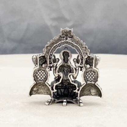 Gaja Lakshmi Pure Silver Idol - Image 3