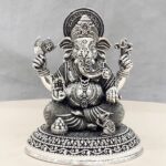 Lord Ganesh Silver Idol