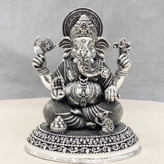 Lord Ganesh Silver Idol
