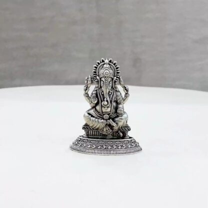 Ganesh Pure Silver Idol