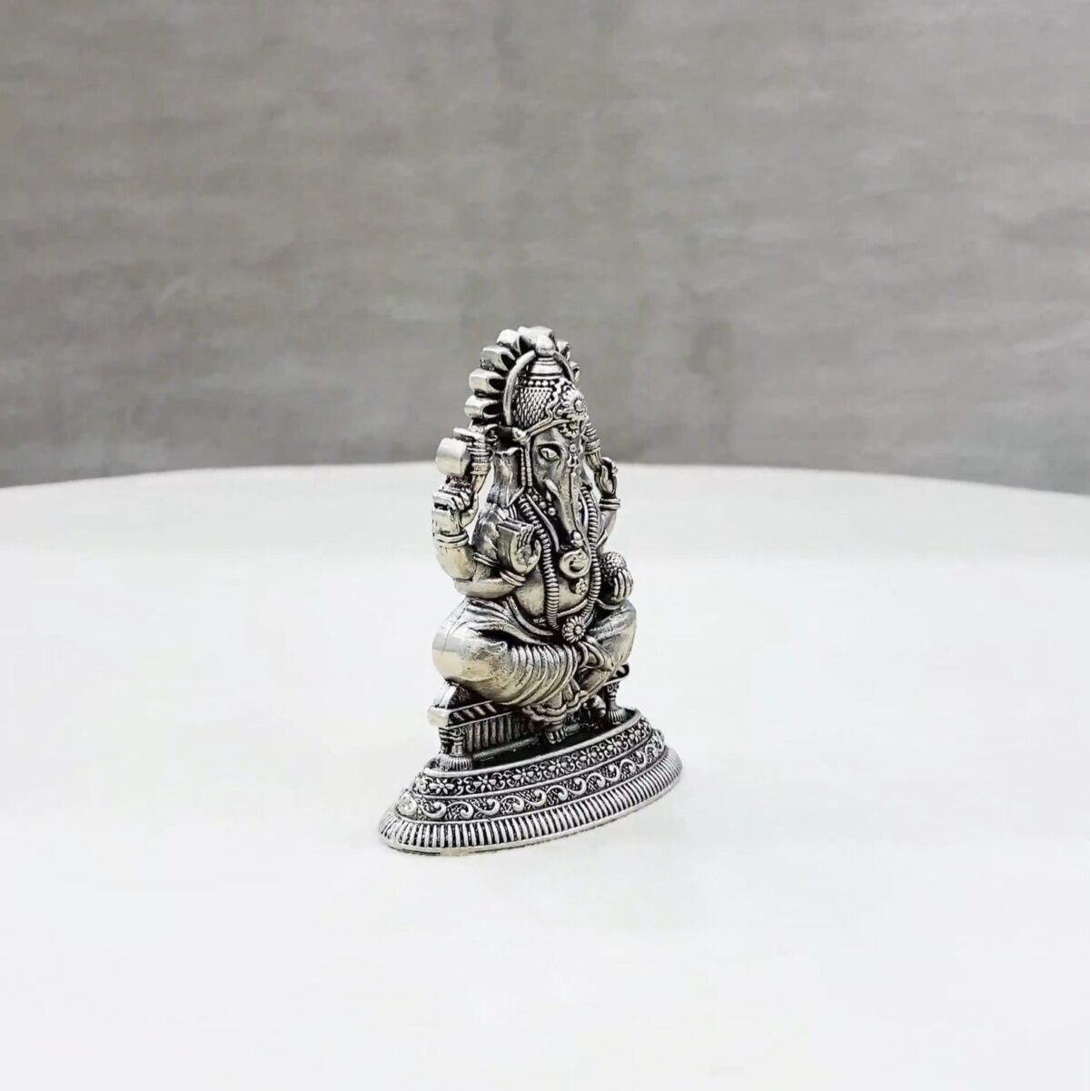 Ganesh Pure Silver Idol - Image 2