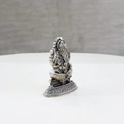 Ganesh Pure Silver Idol - Image 2