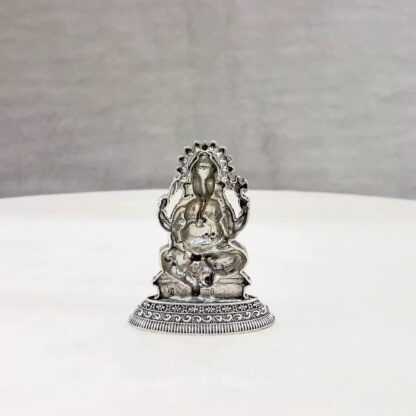 Ganesh Pure Silver Idol - Image 3