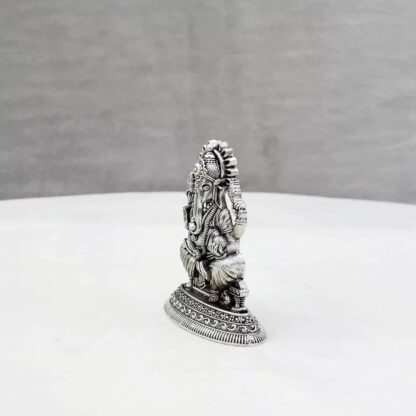 Ganesh Pure Silver Idol - Image 4
