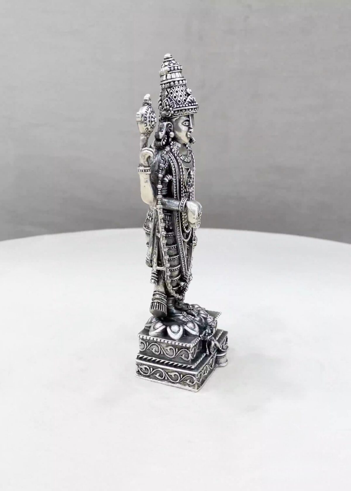 Garuda Balaji Pure Silver 3D Idol - Image 2