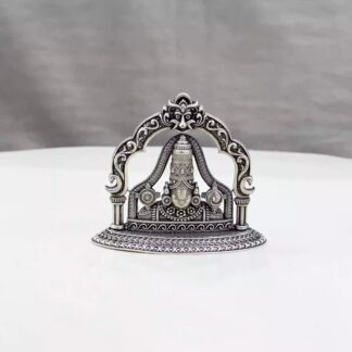 Half Balaji Arch Silver Idol