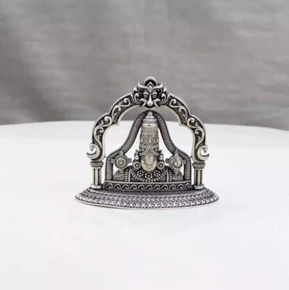 Half Balaji Arch Silver Idol
