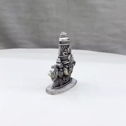 Half Balaji Pure Silver Idol - Image 4