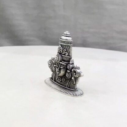 Half Balaji Pure Silver Idol - Image 2