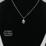 Chain with Iconic Pendent in Sterling Silver