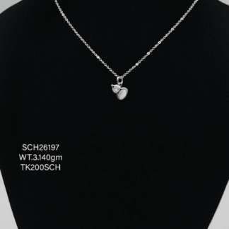 Chain with Pretty Pendent in Sterling Silver
