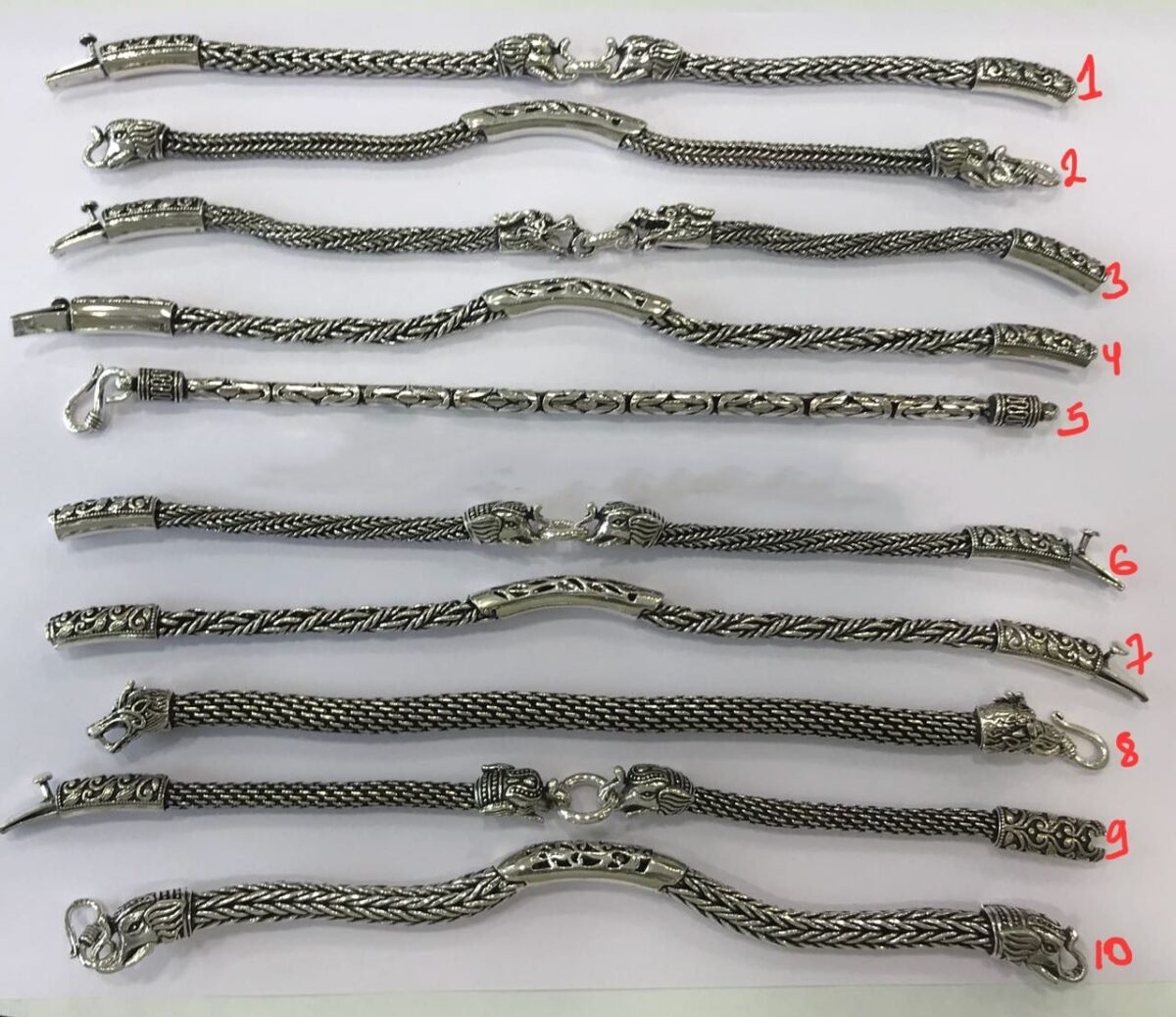 Gents Debonair Bracelet in Oxidized Silver Pure 925 BIS Hallmarked - Image 1