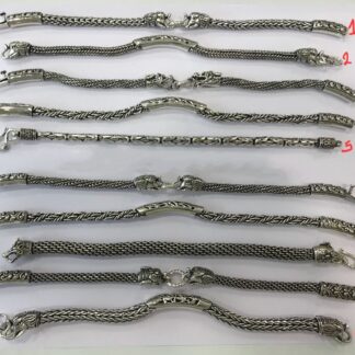 Gents Debonair Bracelet in Oxidized Silver Pure 925 BIS Hallmarked