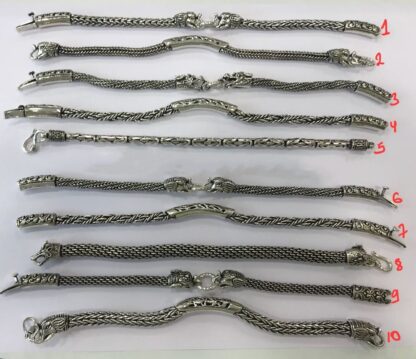 Gents Debonair Bracelet in Oxidized Silver Pure 925 BIS Hallmarked