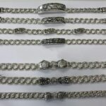 Gents Raffish Bracelet in oxidized Silver Pure 925 BIS Hallmarked