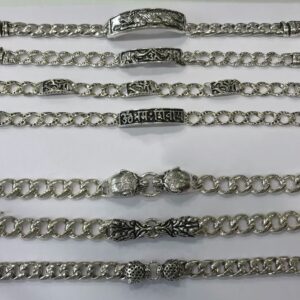 Gents Raffish Bracelet in oxidized Silver Pure 925 BIS Hallmarked