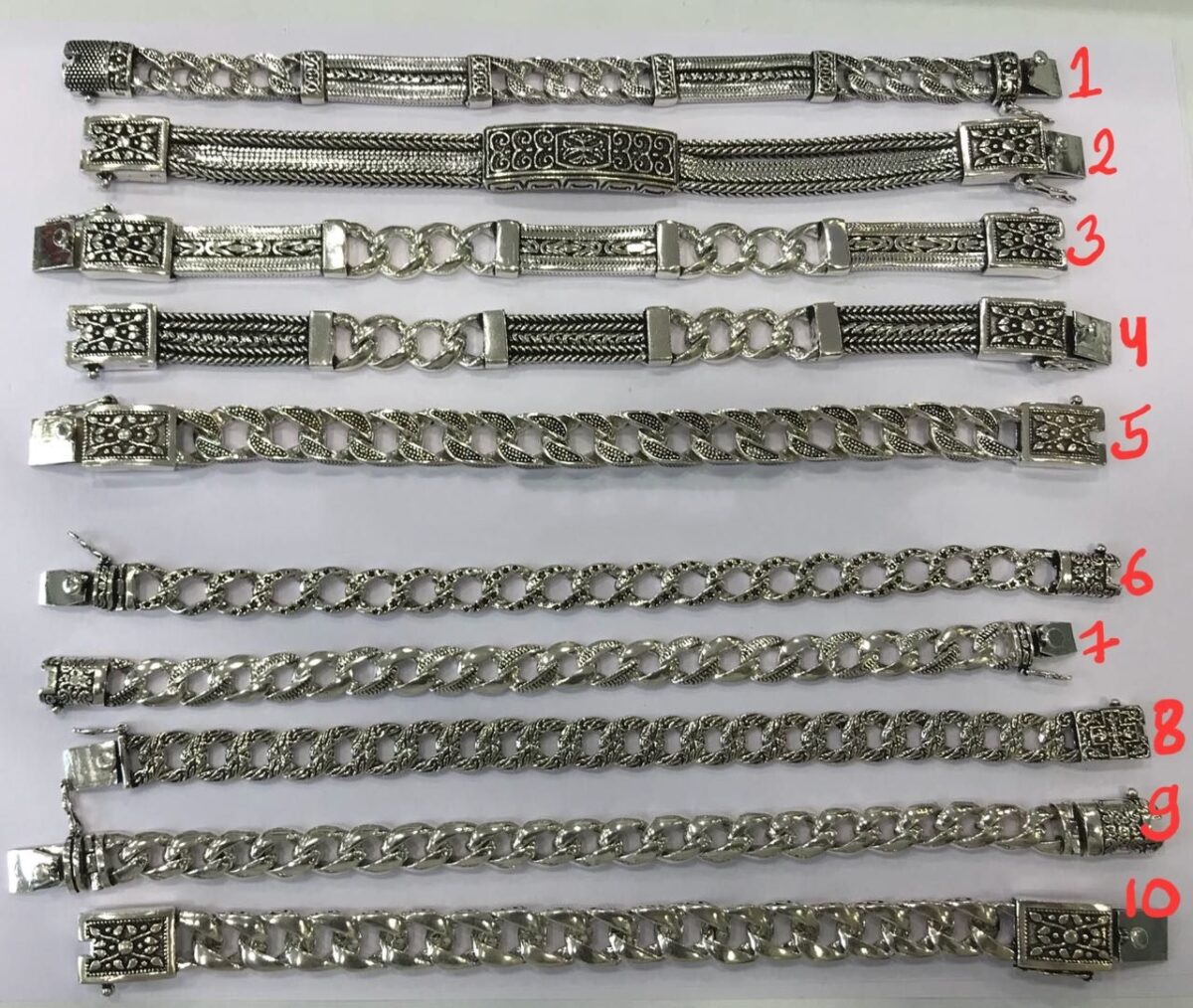 Gents Breezy Bracelet in Oxidized Silver Pure 925 BIS Hallmarked