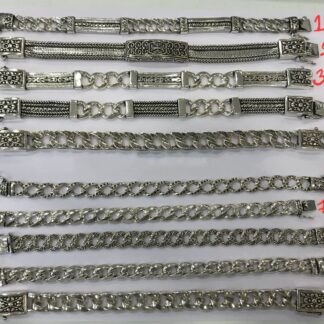 Gents Breezy Bracelet in Oxidized Silver Pure 925 BIS Hallmarked