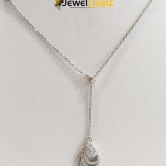Chain with Stylish Pendent in Sterling Silver Pure 925 BIS Hallmarked