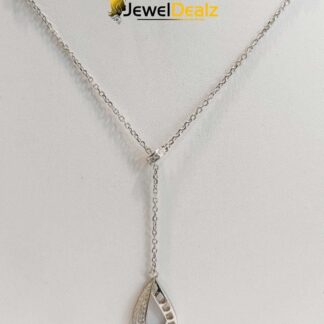 Chain with Stylish Pendent in Sterling Silver Pure 925 BIS Hallmarked