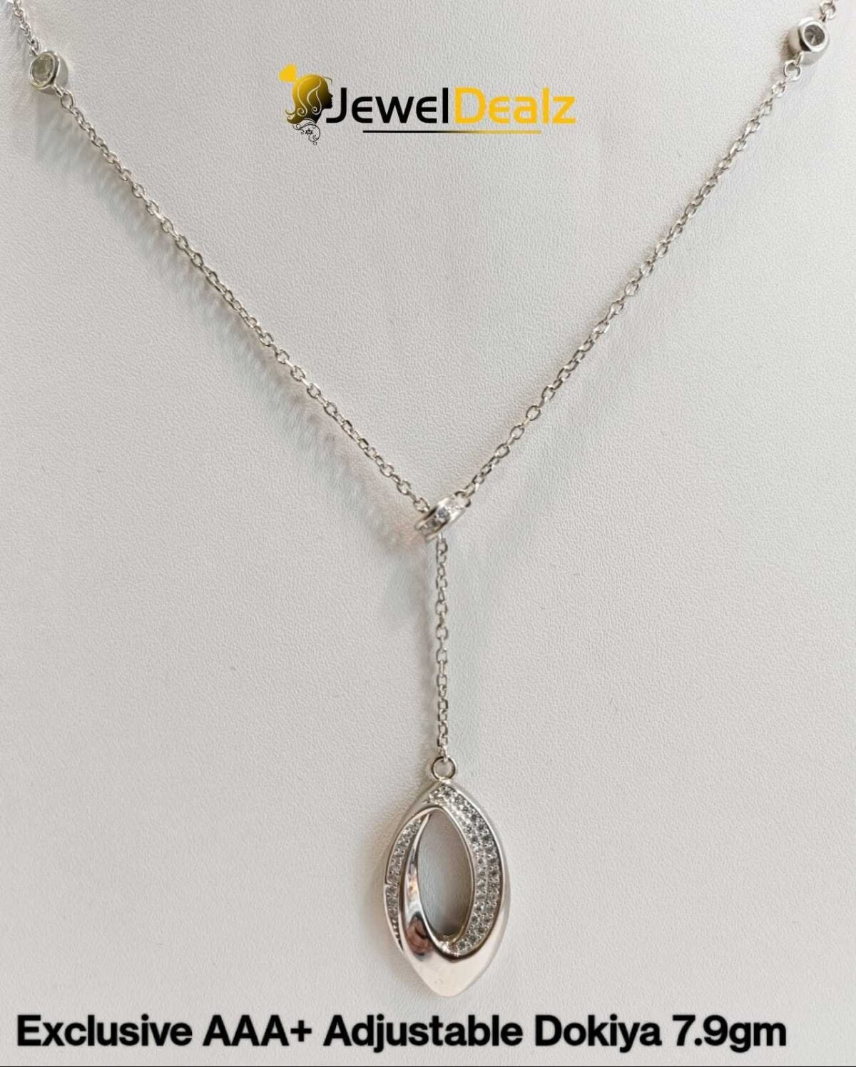 Chain with Stylish Pendent in Sterling Silver Pure 925 BIS Hallmarked - Image 1