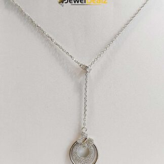 Chain with Stylish Pendent in Sterling Silver Pure 925 BIS Hallmarked