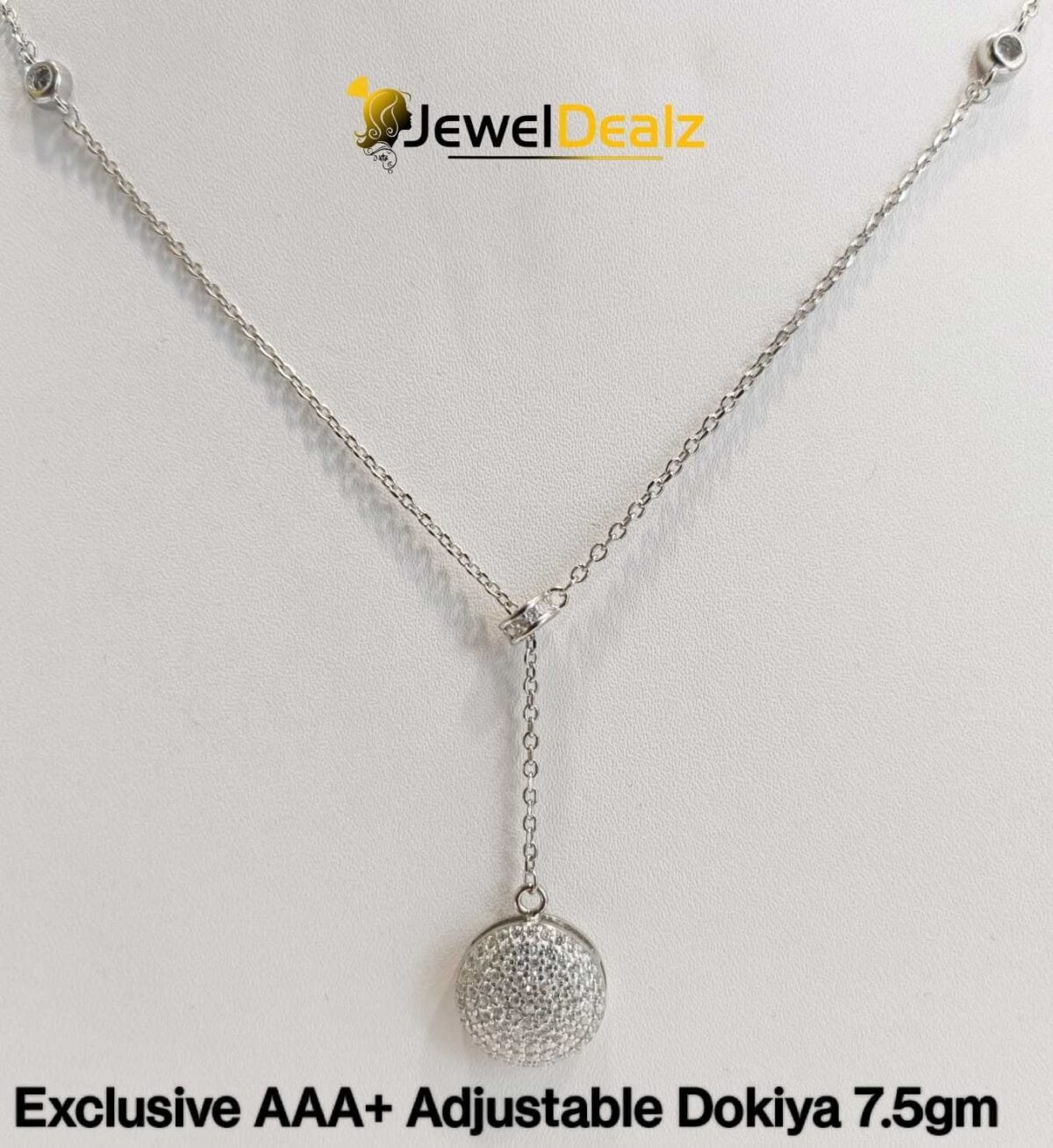 Chain with Stylish Pendent in Sterling Silver Pure 925 BIS Hallmarked - Image 1