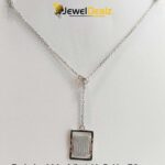 Chain with Stylish Pendent in Sterling Silver Pure 925 BIS Hallmarked