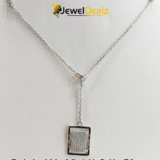 Chain with Stylish Pendent in Sterling Silver Pure 925 BIS Hallmarked