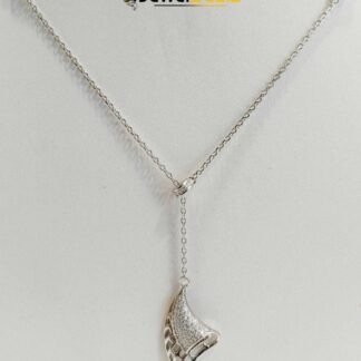 Chain with Stylish Pendent in Sterling Silver Pure 925 BIS Hallmarked