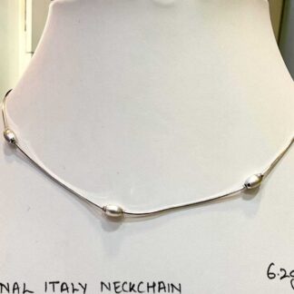 Italy Elegant Neck Chain in Sterling Silver Pure 925 BIS Hallmarked