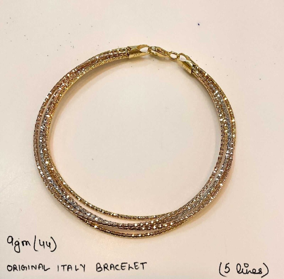 Omega Ladies Bracelet in Sterling Silver Pure 925 BIS Hallmarked