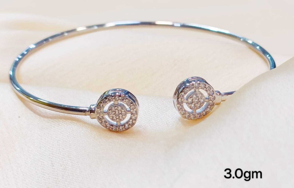 Ladies Loop Kada Sterling Silver Pure 925 BIS Hallmarked - Image 1