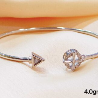 Ladies Circle Arrow Kada Sterling Silver Pure 925 BIS Hallmarked