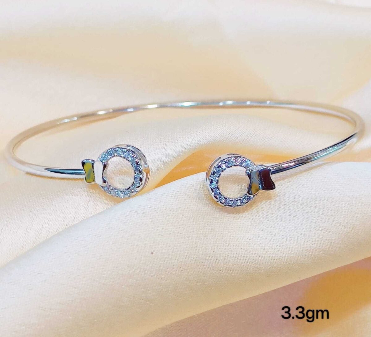 Ladies Circle Kada Sterling Silver Pure 925 BIS Hallmarked - Image 1
