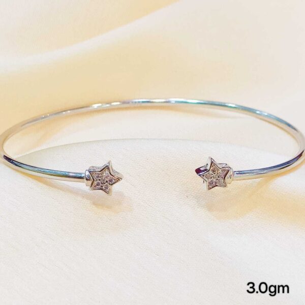 Ladies Stars Kada Sterling Silver Pure 925 BIS Hallmarked