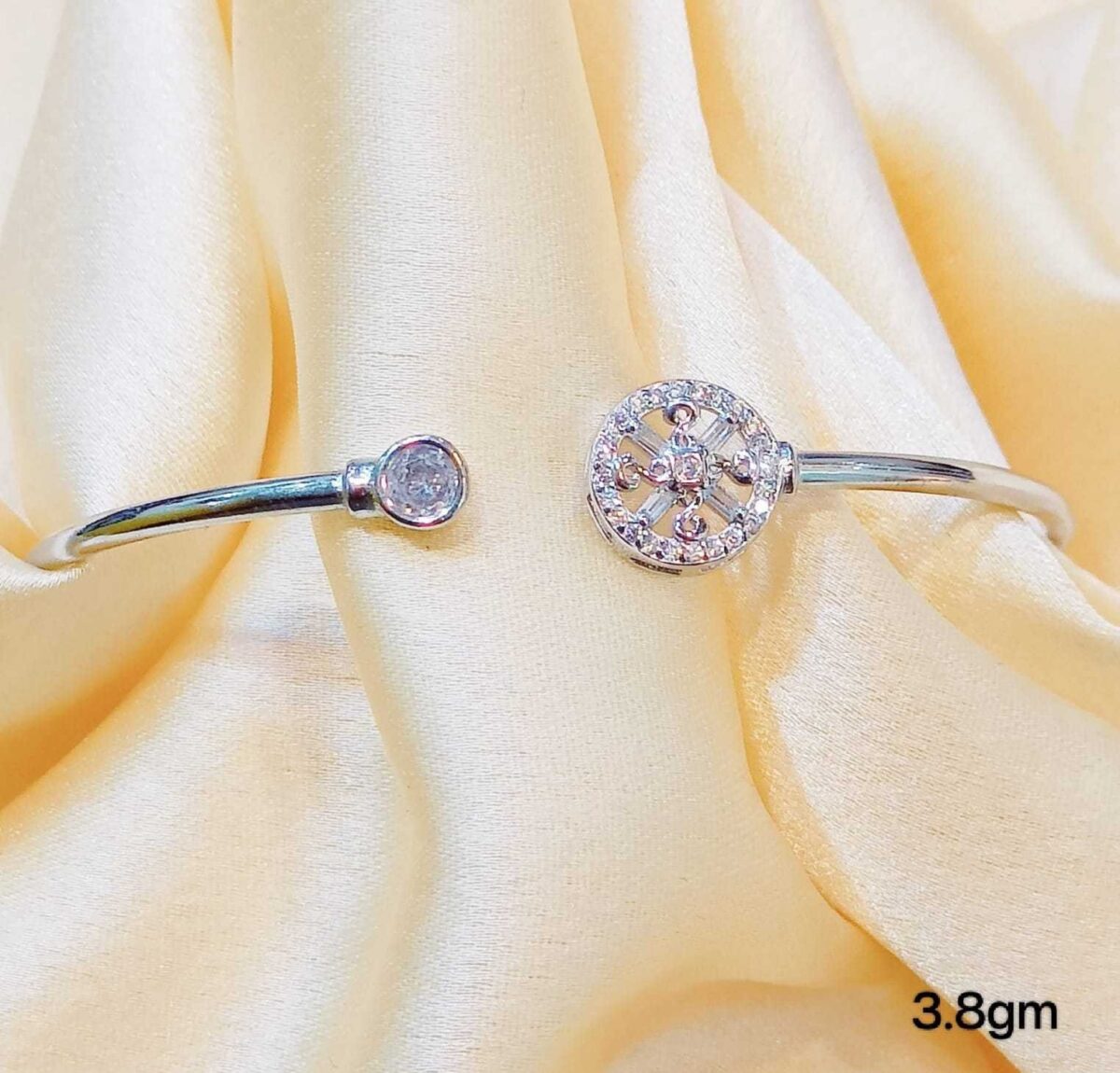 Ladies Daily Kada Sterling Silver Pure 925 BIS Hallmarked - Image 1