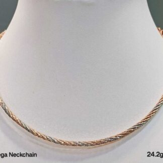 Omega Neck Chain in Sterling Silver Pure 925 BIS Hallmarked