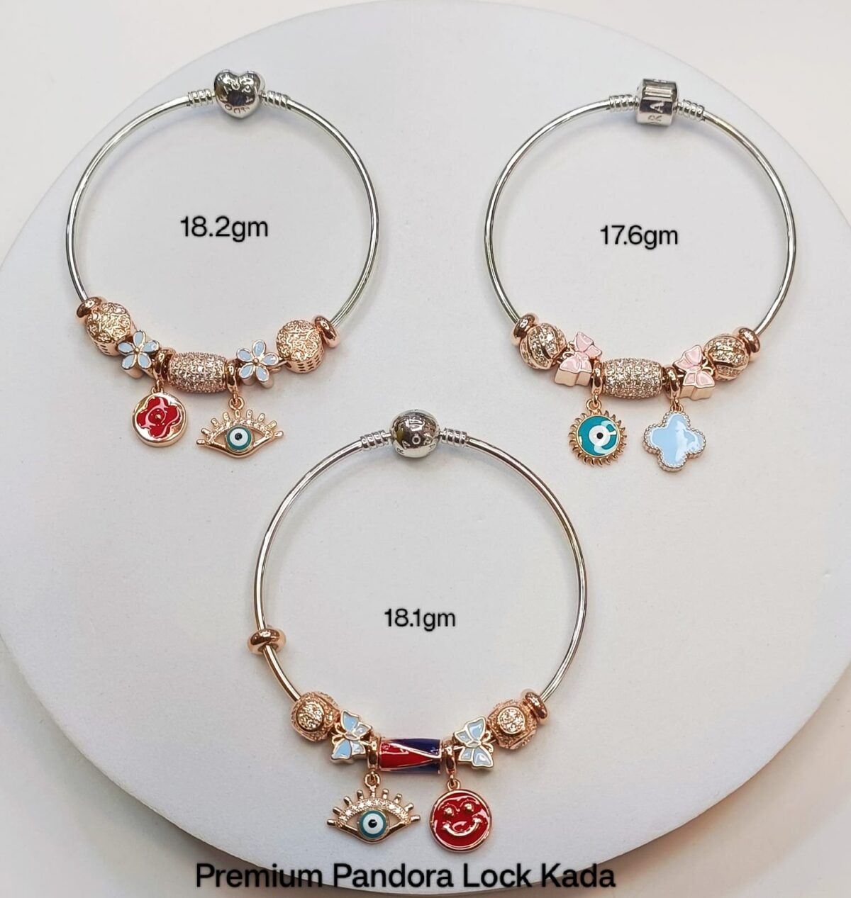 Ladies Swarovski Kada Sterling Silver Pure 925 BIS Hallmarked