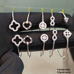 Ladies Bracelet & Ring in Sterling Silver Pure 925 BIS Hallmarked