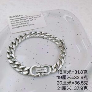 Men's Curb Turkey Bracelets in Sterling Silver Pure 925 BIS Hallmarked