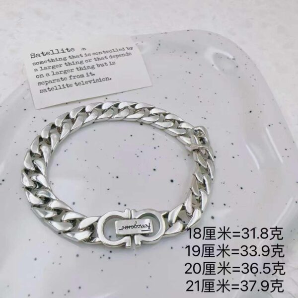 Men's Curb Turkey Bracelets in Sterling Silver Pure 925 BIS Hallmarked