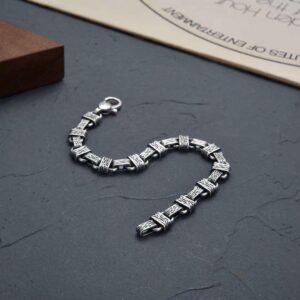 Men's Turkey Bracelets in Sterling Silver Pure 925 BIS Hallmarked
